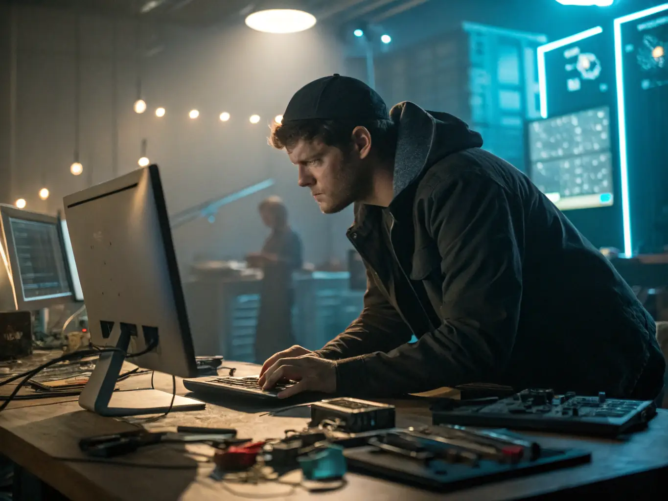 An image showing a technician remotely accessing a client's computer with diagnostic tools displayed on the screen, symbolizing pchelpzone's Remote PC Technical Audit service.